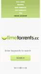 Mobile Screenshot of limetorrents.cc